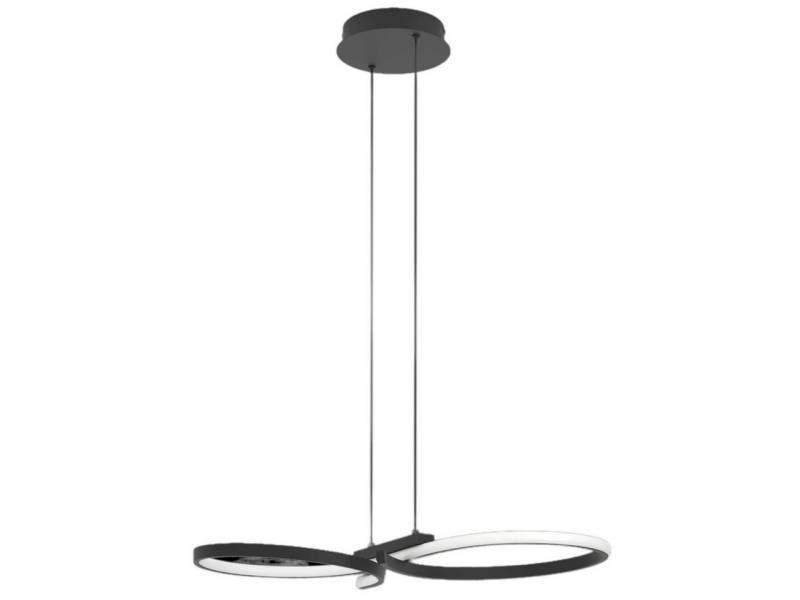 EGLO Hängeleuchte Eglo LED Hängeleuchte Serpins schwarz 66 x 30 x, Inkl. Leuchtmittel, Nicht dimmbar nicht Smart Home-fähig ohne Bewegungsmelder von EGLO