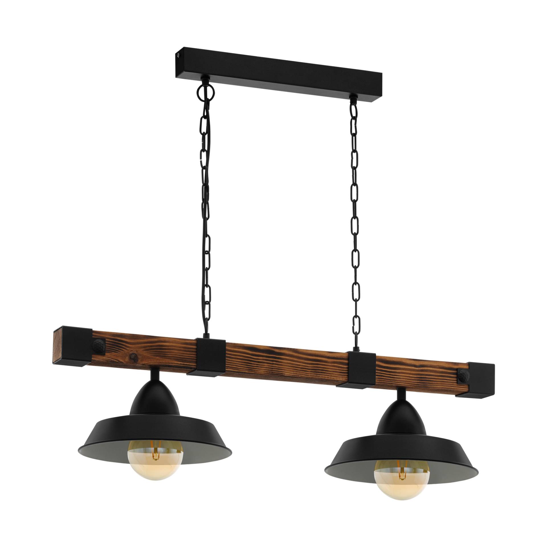 EGLO Hängeleuchte 'Oldbury' schwarz braun 86 cm EGLO Hängeleuchte 'Oldbury' schwarz braun 86 cm von EGLO
