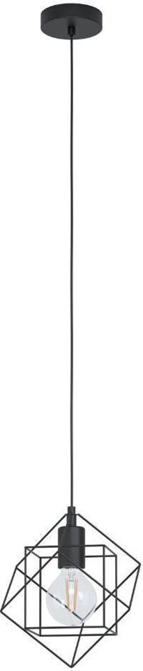 EGLO Hängeleuchte STRAITON, ohne Leuchtmittel, schwarz, L36 x B9,5 cm, Pendelleuchte - Hängeleuchte - Hängelampe von EGLO