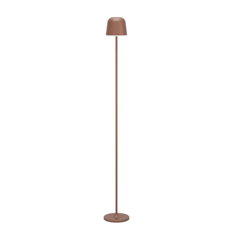EGLO LED Akku Stehlampe MANNERA-L kabellose Touchdimmer Rostbraun IP54 von EGLO