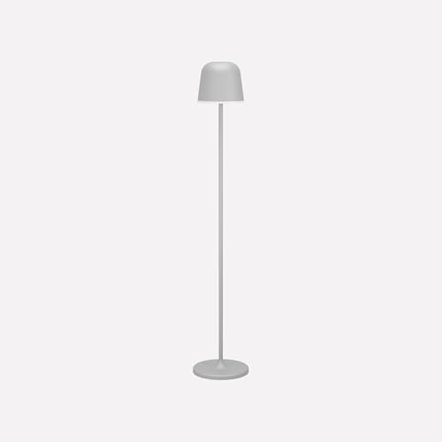 EGLO LED Akku Stehlampe Mannera-L, kabellose Standleuchte touch dimmbar, Lampe Wohnzimmer aus Metall in Grau, Lampe für außen und innen, IP54 von EGLO