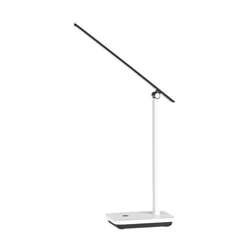 EGLO LED Akku Tischlampe Iniesta, aufladbare Nachttischlampe touch dimmbar, Schreibtischlampe Büro mit USB Ladefunktion, Kunststoff in Weiß und Schwarz, warmweiß-kaltweiß EGLO LED Akku Tischlampe Iniesta, aufladbare Nachttischlampe touch dimmbar, Schreibtischlampe Büro mit USB Ladefunktion, Kunststoff in Weiß und Schwarz, warmweiß-kaltweiß von EGLO