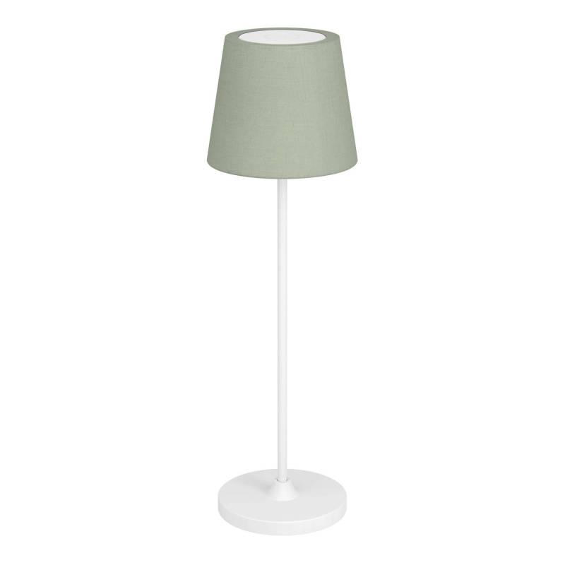 EGLO LED Akku Tischleuchte LEONERO Grün kabellos Touchdimmer H 340mm von EGLO