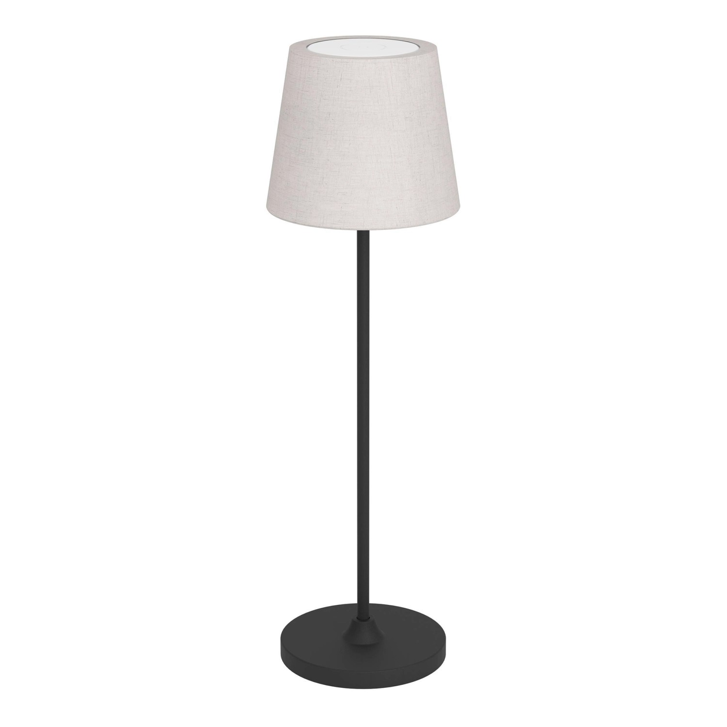 EGLO LED Akku Tischleuchte LEONERO Schwarz/Beige kabellos Touchdimmer H 340mm EGLO LED Akku Tischleuchte LEONERO Schwarz/Beige kabellos Touchdimmer H 340mm von EGLO