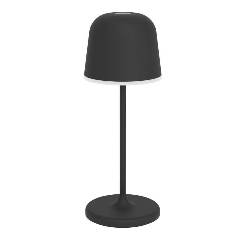 EGLO LED Akku Tischleuchte MANNERA-S Schwarz m. Touch m. Erdspieß IP54 von EGLO