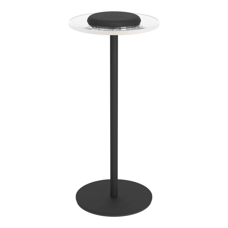 EGLO LED Akku Tischleuchte TREPELLA Schwarz kabellos Touchdimmer RGB H 290mm von EGLO