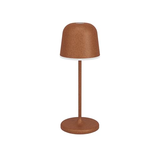 EGLO LED Akku Tischleuchte außen Mannera-S, kabellose Outdoor Tischlampe touch dimmbar, Außenleuchte mit Erdspieß, Alu, Stahl in rostbraun, IP54 EGLO LED Akku Tischleuchte außen Mannera-S, kabellose Outdoor Tischlampe touch dimmbar, Außenleuchte mit Erdspieß, Alu, Stahl in rostbraun, IP54 von EGLO