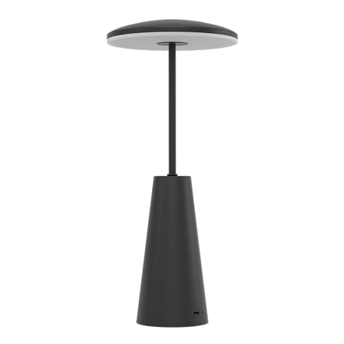 EGLO LED Außen-Tischlampe Piccola, touch dimmbare Nachttischlampe mit einstellbarer Lichtfarbe, Outdoor Tischleuchte aus Metall in Schwarz, Lampe für Balkon und Terrasse, IP54 von EGLO