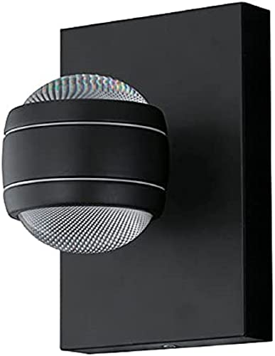 EGLO LED Außen-Wandlampe Sesimba, 2 flammige Außenleuchte, Wandleuchte aus Stahl und Kunststoff, Farbe: Schwarz, IP44 EGLO LED Außen-Wandlampe Sesimba, 2 flammige Außenleuchte, Wandleuchte aus Stahl und Kunststoff, Farbe: Schwarz, IP44 von EGLO