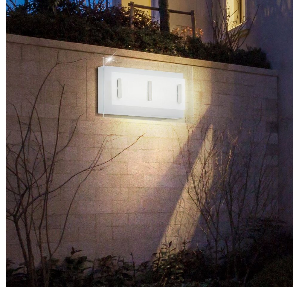 EGLO Außen-Wandleuchte, Leuchtmittel inklusive, Warmweiß, Wandleuchte Wandlampe Außenleuchte Außenlampe IP44 LED von EGLO
