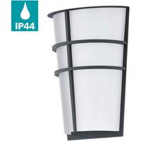 EGLO LED Außen-Wandleuchte "BREGANZOP" LED-Board 1 Stk. Warmweiß Eckmontage möglich, LED tauschbar von EGLO