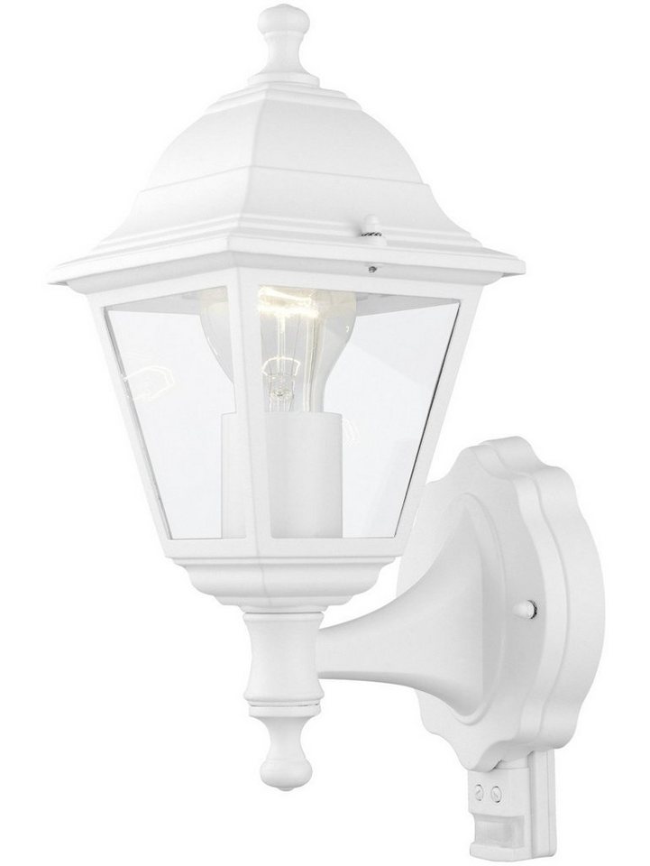 EGLO LED Außen-Wandleuchte Eglo Außen-Wandleuchte Belfort 1 weiß mit, Ohne Leuchtmittel, Mit Bewegungsmelder nicht dimmbar nicht Smart Home-fähig EGLO LED Außen-Wandleuchte Eglo Außen-Wandleuchte Belfort 1 weiß mit, Ohne Leuchtmittel, Mit Bewegungsmelder nicht dimmbar nicht Smart Home-fähig von EGLO