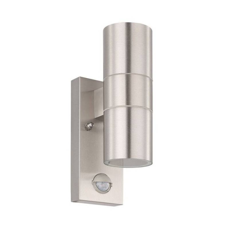 EGLO LED Außen-Wandleuchte Eglo LED Außen-Wandleuchte Riga 5 21,5 x 6,5 cm, Inkl. Leuchtmittel, Mit Bewegungsmelder nicht dimmbar nicht Smart Home-fähig Up- & von EGLO