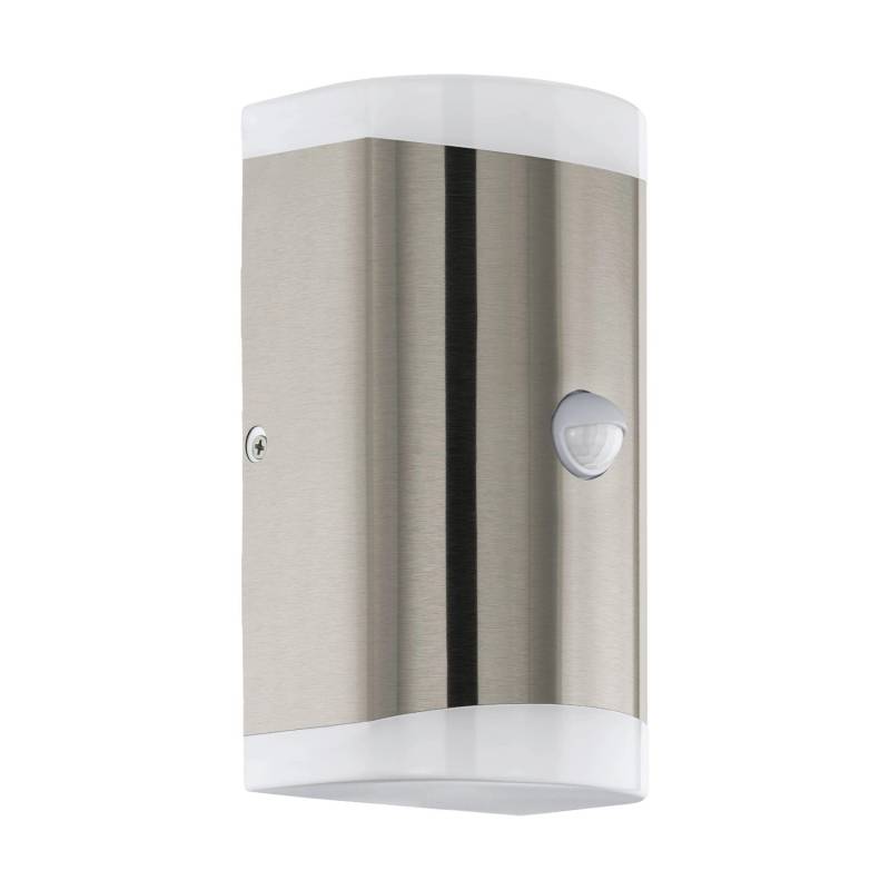EGLO LED Außen Wandleuchte m. Sensor CARPINERA Edelstahl 2-flammig GU10 IP44 von EGLO