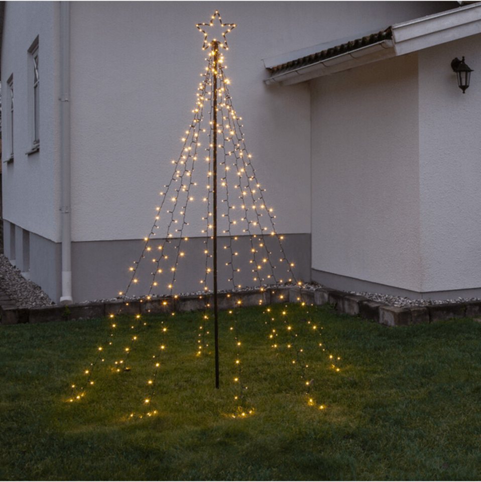 EGLO LED Baum Stahl, schwarz, rund, 4,9W, warmweiß, 412lm, ø1000mm, wassergeschützt, warmweiß von EGLO