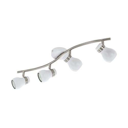EGLO LED Deckenlampe Arboledas, Deckenstrahler, Stahl in weiss, nickel-matt, GU10 Fassung EGLO LED Deckenlampe Arboledas, Deckenstrahler, Stahl in weiss, nickel-matt, GU10 Fassung von EGLO