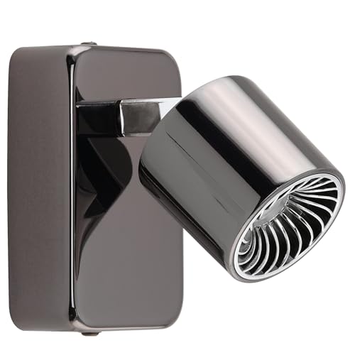 EGLO LED Deckenlampe Maurano, Deckenstrahler, Aluguss in nickel-nero, chrom, Kunststoff in chrom warmweiß EGLO LED Deckenlampe Maurano, Deckenstrahler, Aluguss in nickel-nero, chrom, Kunststoff in chrom warmweiß von EGLO