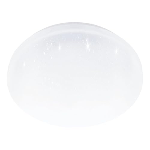 EGLO LED Deckenlampe Pogliola-E, Sternenhimmel Deckenleuchte mit Kristall-Effekt, Badlampe Decke aus Metall und Kunststoff in Weiß, Lampe Badezimmer neutralweiß, IP44, Ø 26 cm EGLO LED Deckenlampe Pogliola-E, Sternenhimmel Deckenleuchte mit Kristall-Effekt, Badlampe Decke aus Metall und Kunststoff in Weiß, Lampe Badezimmer neutralweiß, IP44, Ø 26 cm von EGLO