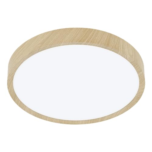 EGLO LED Deckenlampe außen Musurita, Außenleuchte für Wand und Decke, Outdoor Deckenleuchte aus Metall in Holz-Optik, warmweiß, IP44, ⌀ 34 cm EGLO LED Deckenlampe außen Musurita, Außenleuchte für Wand und Decke, Outdoor Deckenleuchte aus Metall in Holz-Optik, warmweiß, IP44, ⌀ 34 cm von EGLO