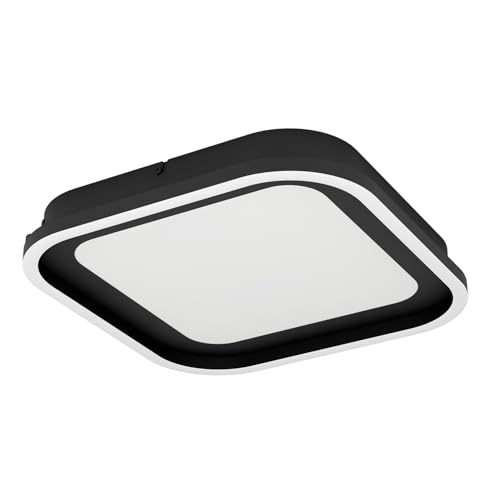 EGLO LED Deckenleuchte Calagrano, dimmbare Deckenlampe mit Fernbedienung, quadratische Deckenbeleuchtung aus Metall in Schwarz und Kunststoff in Weiß, warmweiß-kaltweiß EGLO LED Deckenleuchte Calagrano, dimmbare Deckenlampe mit Fernbedienung, quadratische Deckenbeleuchtung aus Metall in Schwarz und Kunststoff in Weiß, warmweiß-kaltweiß von EGLO