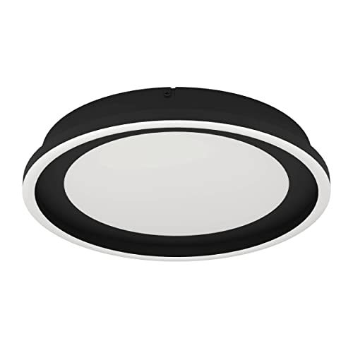 EGLO LED Deckenleuchte Calagrano, dimmbare Deckenlampe mit Fernbedienung, runde Deckenbeleuchtung aus Metall in Schwarz und Kunststoff in Weiß, warmweiß-kaltweiß EGLO LED Deckenleuchte Calagrano, dimmbare Deckenlampe mit Fernbedienung, runde Deckenbeleuchtung aus Metall in Schwarz und Kunststoff in Weiß, warmweiß-kaltweiß von EGLO