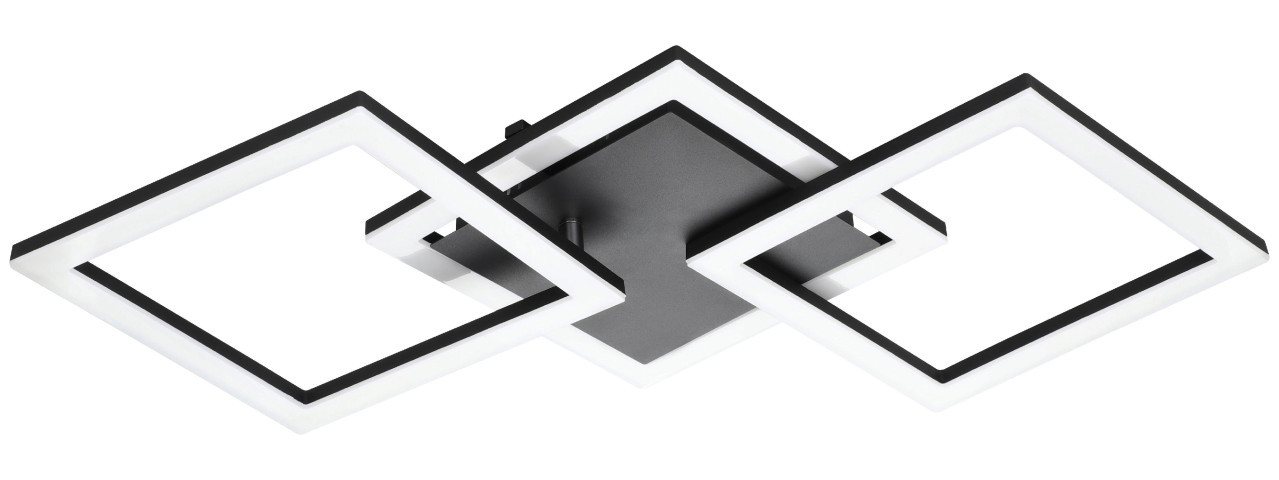 EGLO LED Deckenleuchte Eglo Connect LED Deckenleuchte Paranday-Z schwarz, Inkl. Leuchtmittel, Dimmbar ohne Bewegungsmelder Smart Home-fähig EGLO LED Deckenleuchte Eglo Connect LED Deckenleuchte Paranday-Z schwarz, Inkl. Leuchtmittel, Dimmbar ohne Bewegungsmelder Smart Home-fähig von EGLO