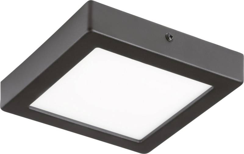 EGLO LED Deckenleuchte Eglo LED Deckenleuchte Idun schwarz 17 x 17 cm, Inkl. Leuchtmittel, Nicht dimmbar nicht Smart Home-fähig ohne Bewegungsmelder von EGLO
