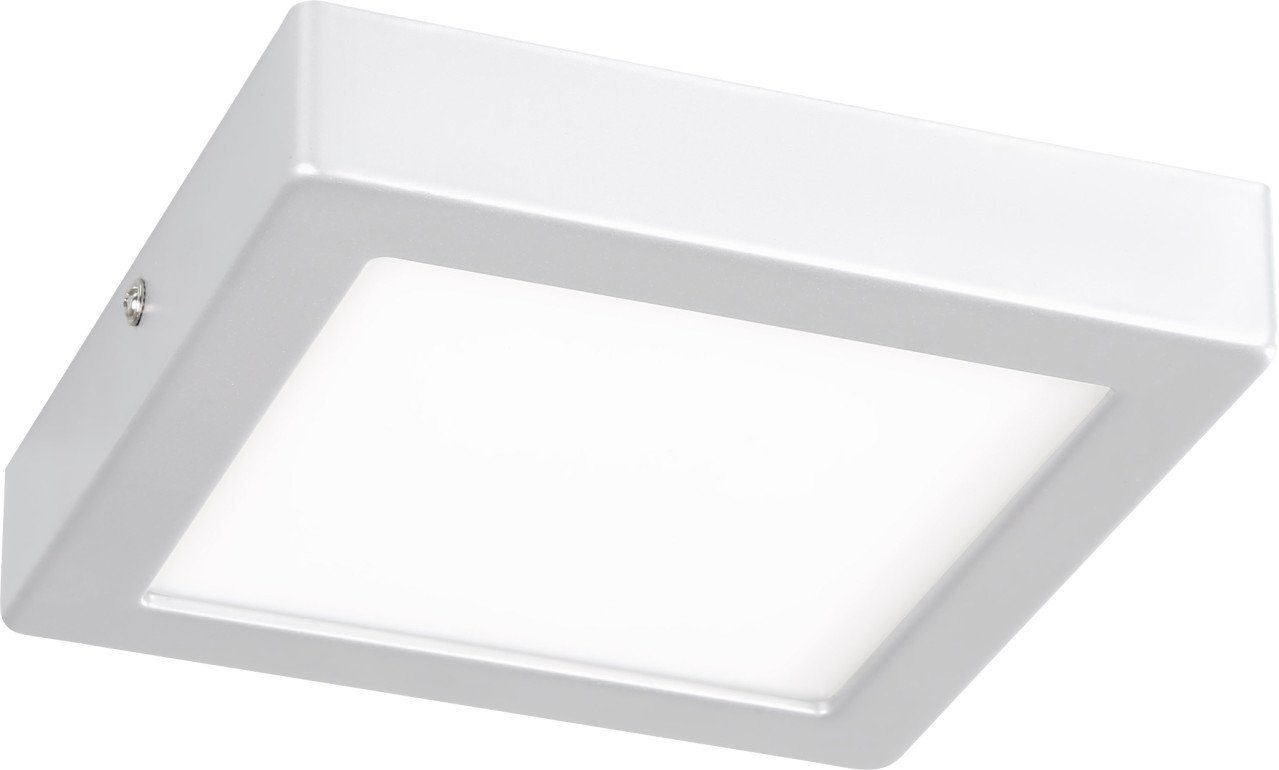 EGLO LED Deckenleuchte Eglo LED Deckenleuchte Idun silber 17 x 17 cm, Inkl. Leuchtmittel, Nicht dimmbar nicht Smart Home-fähig ohne Bewegungsmelder von EGLO