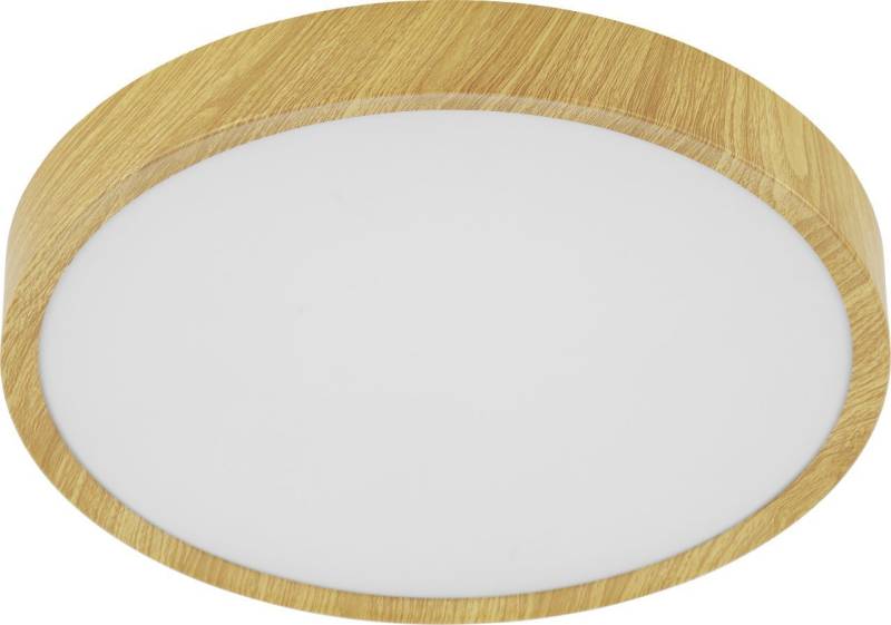 EGLO LED Deckenleuchte Eglo LED Deckenleuchte Musurita holz Ø 34 cm, Inkl. Leuchtmittel, Nicht dimmbar nicht Smart Home-fähig ohne Bewegungsmelder von EGLO