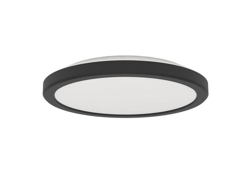 EGLO LED Deckenleuchte Eglo LED Deckenleuchte Testara-E schwarz Ø 21 cm, Inkl. Leuchtmittel, Nicht dimmbar nicht Smart Home-fähig ohne Bewegungsmelder von EGLO