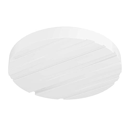 EGLO LED Deckenleuchte Ferentino, runde Deckenlampe mit Dekor, Lampe Decke aus Kunststoff und Metall in weiß, Deckenbeleuchtung warmweiß, Ø 38 cm EGLO LED Deckenleuchte Ferentino, runde Deckenlampe mit Dekor, Lampe Decke aus Kunststoff und Metall in weiß, Deckenbeleuchtung warmweiß, Ø 38 cm von EGLO