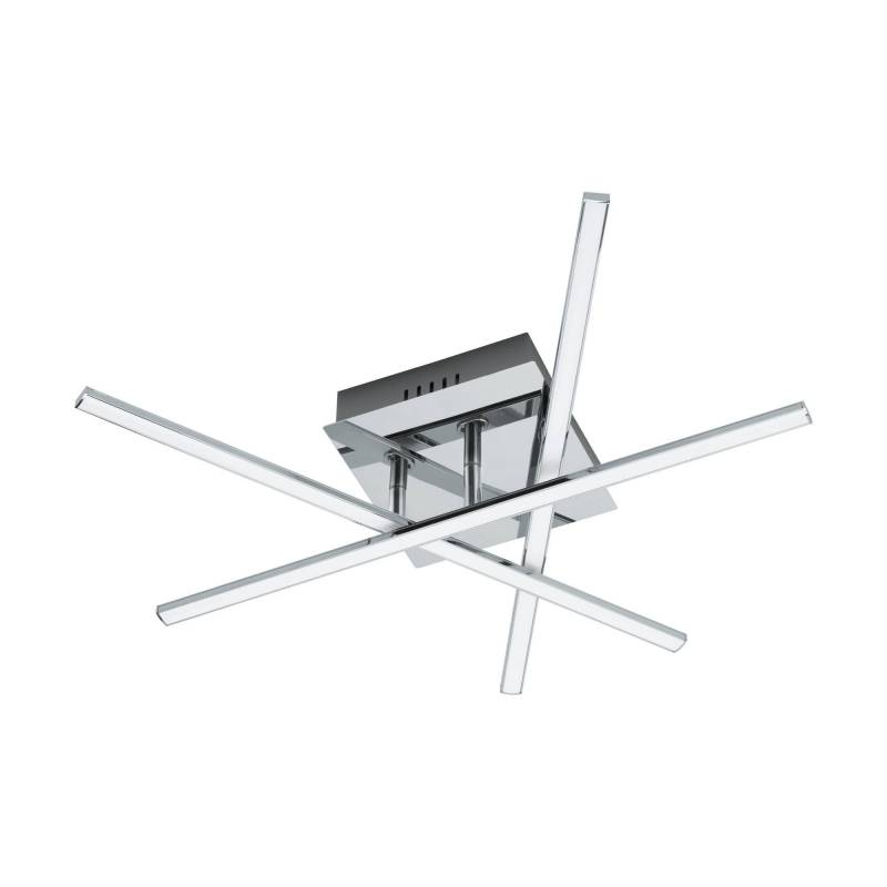 EGLO LED-Deckenleuchte 'LASANA 1' chromfarben 50 x 16 x 9,5 cm von EGLO