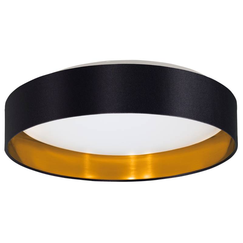 EGLO LED-Deckenleuchte 'Maserlo 2' schwarz/gold Ø 38 cm 21,6 W von EGLO