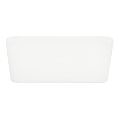 EGLO LED Deckenleuchte Rapita, quadratische Einbauleuchte, Deckenlampe aus Aluminium und Kunststoff in Weiß, Einbaustrahler in warmweiß, 21,5 x 21,5 cm von EGLO