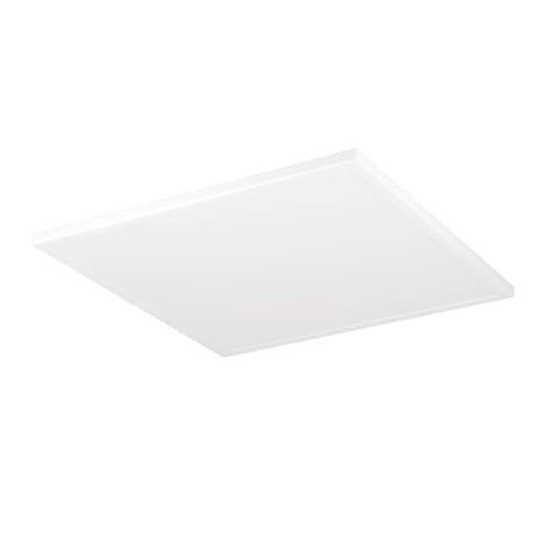 EGLO LED Deckenleuchte Rovito, runde Badezimmer Deckenlampe, Badlampe Decke aus Kunststoff in Weiß, Deckenbeleuchtung warmweiß-kaltweiß, IP44, 50x50 cm EGLO LED Deckenleuchte Rovito, runde Badezimmer Deckenlampe, Badlampe Decke aus Kunststoff in Weiß, Deckenbeleuchtung warmweiß-kaltweiß, IP44, 50x50 cm von EGLO