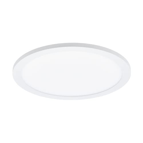 EGLO LED Deckenleuchte Sarsina, dimmbare Aufbauleuchte aus Aluminium und Kunststoff, Deckenlampe in weiß, Deckenbeleuchtung neutralweiß, Küchenlampe Ø 30 cm von EGLO