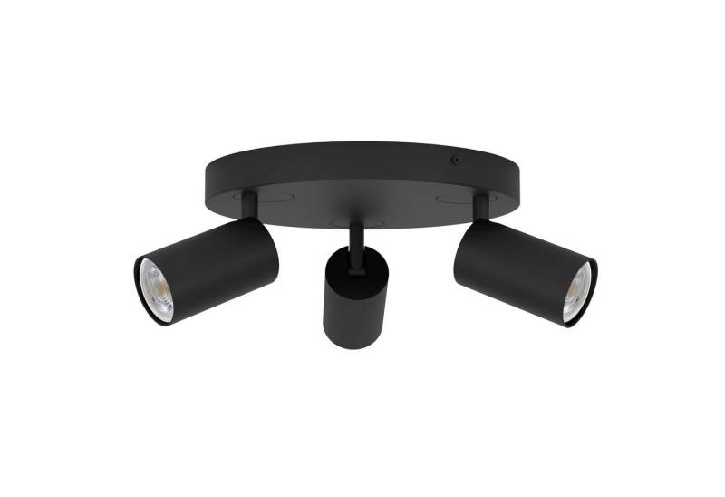 EGLO LED Deckenspot Telimbela-z, Leuchtmittel inklusive, App und Sprachsteuerung, RGB, dimmbar, Deckenlampe schwarz von EGLO