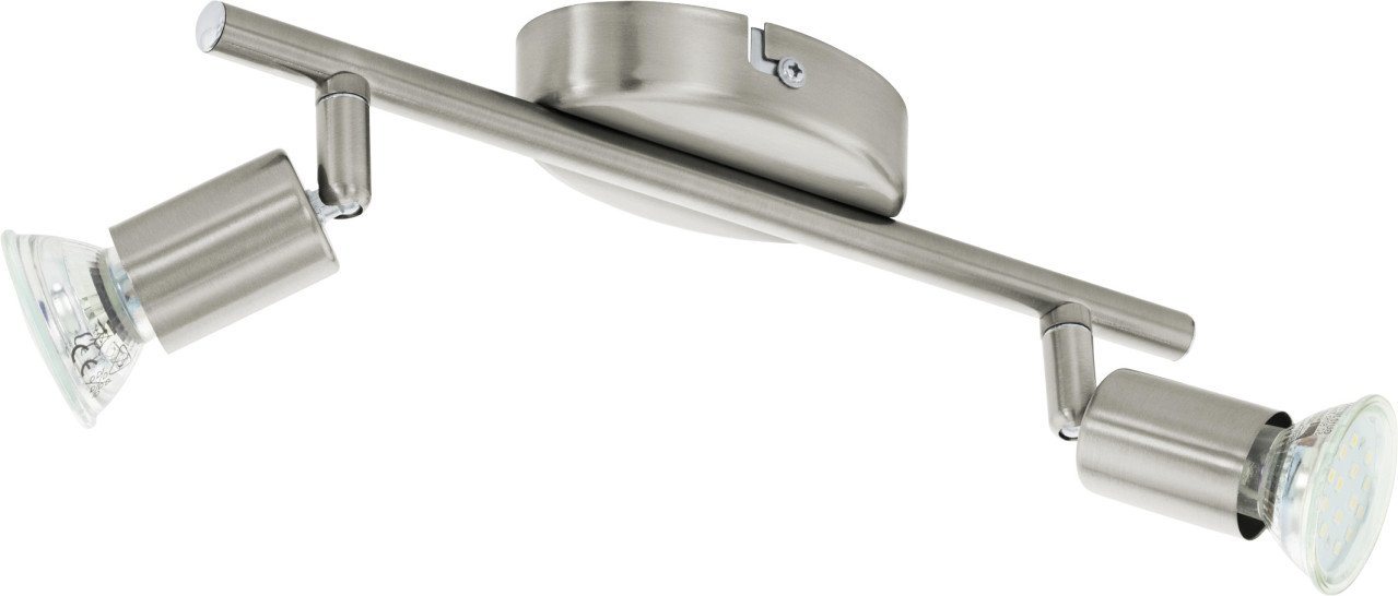 EGLO LED Deckenstrahler Eglo 2er LED Spot Buzz nickel-matt 28,5 x 6,5 cm, Inkl. Leuchtmittel, Nicht dimmbar nicht Smart Home-fähig ohne Bewegungsmelder EGLO LED Deckenstrahler Eglo 2er LED Spot Buzz nickel-matt 28,5 x 6,5 cm, Inkl. Leuchtmittel, Nicht dimmbar nicht Smart Home-fähig ohne Bewegungsmelder von EGLO