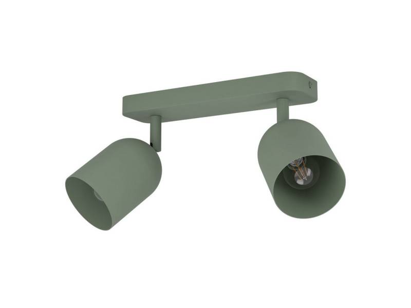 EGLO LED Deckenstrahler Eglo Leuchten 2er Spot Tilston grün 28 x 21 cm, Ohne Leuchtmittel, Nicht dimmbar nicht Smart Home-fähig ohne Bewegungsmelder von EGLO