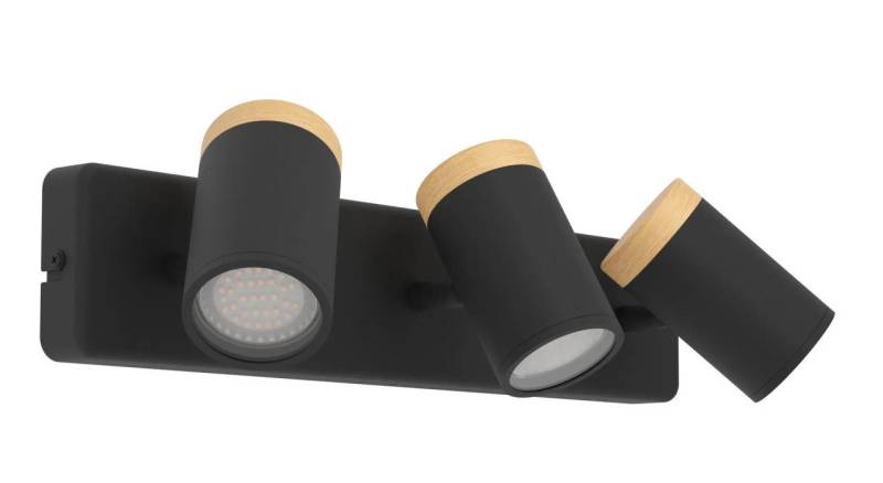 EGLO LED Deckenstrahler Eglo Leuchten 3er Spot Consuma schwarz 40 x 12 cm, Ohne Leuchtmittel, Nicht dimmbar nicht Smart Home-fähig ohne Bewegungsmelder EGLO LED Deckenstrahler Eglo Leuchten 3er Spot Consuma schwarz 40 x 12 cm, Ohne Leuchtmittel, Nicht dimmbar nicht Smart Home-fähig ohne Bewegungsmelder von EGLO