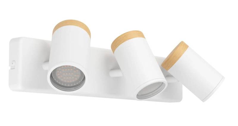 EGLO LED Deckenstrahler Eglo Leuchten 3er Spot Consuma weiß 40 x 12 cm, Ohne Leuchtmittel, Nicht dimmbar nicht Smart Home-fähig ohne Bewegungsmelder EGLO LED Deckenstrahler Eglo Leuchten 3er Spot Consuma weiß 40 x 12 cm, Ohne Leuchtmittel, Nicht dimmbar nicht Smart Home-fähig ohne Bewegungsmelder von EGLO