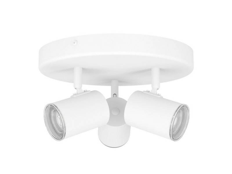 EGLO LED Deckenstrahler Eglo Leuchten 3er Spot Rondell Consuma 1 Ø 25 x 13, Ohne Leuchtmittel, Nicht dimmbar nicht Smart Home-fähig ohne Bewegungsmelder von EGLO