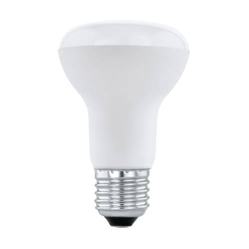 EGLO LED E27 Lampe, Glühbirne, LED Reflektor, 6,5 Watt (entspricht 41 Watt), 500 Lumen, E27 LED warmweiß, 3000 Kelvin, LED Leuchtmittel, Glühlampe R63, Ø 6,3 cm von EGLO