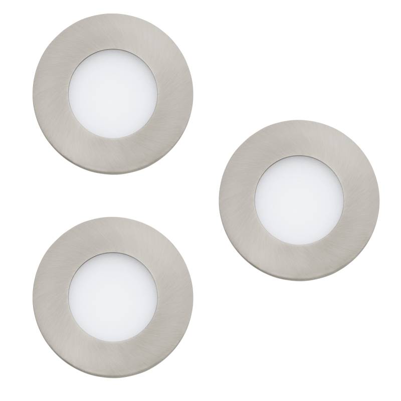 EGLO LED-Einbauleuchte 'Fueva-Z' silberfarben Ø 86 cm von EGLO