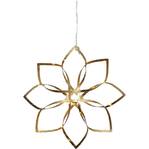 EGLO LED Fensterdeko hängend Amaze, Hängedeko Stern beleuchtet, Dekoleuchte Weihnachtsstern, Stahl in Gold, warmweiß EGLO LED Fensterdeko hängend Amaze, Hängedeko Stern beleuchtet, Dekoleuchte Weihnachtsstern, Stahl in Gold, warmweiß von EGLO