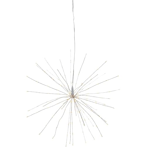 EGLO LED Fensterdeko hängend Firework, Hängedeko beleuchtet, Dekoleuchte, Stahl in Silber, Kunststoff in transparent warmweiß EGLO LED Fensterdeko hängend Firework, Hängedeko beleuchtet, Dekoleuchte, Stahl in Silber, Kunststoff in transparent warmweiß von EGLO