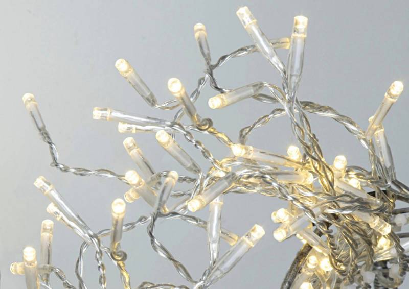 EGLO LED-Lichterkette SERIE LED - Weihnachtsdeko - Beleuchtung - Winterdeko, 160-flammig, Lichterkette, Außenbeleuchtung warmweiß, mit Kabel, 16 m von EGLO