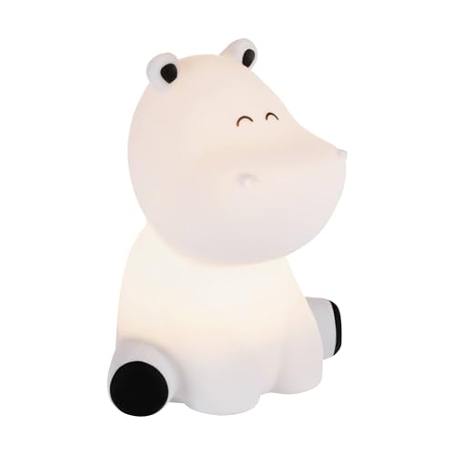 EGLO LED Nachtlicht Castellino, Akku Tischlampe Nilpferd, Kinderzimmer Deko Jungen, Silikon Nachttischlampe Kinder Baby Bett, touch bedienbar, blau, warmweiß, RGB EGLO LED Nachtlicht Castellino, Akku Tischlampe Nilpferd, Kinderzimmer Deko Jungen, Silikon Nachttischlampe Kinder Baby Bett, touch bedienbar, blau, warmweiß, RGB von EGLO