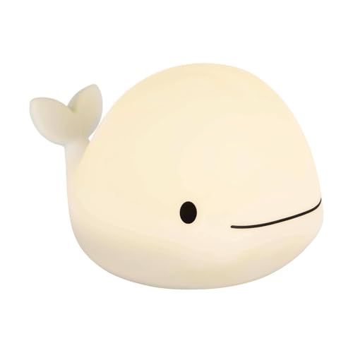 EGLO LED Nachtlicht Castellino, Akku Tischlampe Wal, Kinderzimmer Deko Mädchen Jungen, Silikon Nachttischlampe Kinder Baby Bett, touch bedienbar, weiß, warmweiß, RGB EGLO LED Nachtlicht Castellino, Akku Tischlampe Wal, Kinderzimmer Deko Mädchen Jungen, Silikon Nachttischlampe Kinder Baby Bett, touch bedienbar, weiß, warmweiß, RGB von EGLO