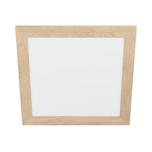 EGLO LED Panel Calemar 1, Deckenlampe Holz in Eiche, Küchenlampe, Bürolampe, Deckenleuchte neutralweiß, L x B 43,7 cm EGLO LED Panel Calemar 1, Deckenlampe Holz in Eiche, Küchenlampe, Bürolampe, Deckenleuchte neutralweiß, L x B 43,7 cm von EGLO